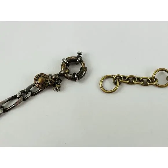 J. Crew Pink Orange Pave Crystal Bead Necklace Balls Gemoetric Elongated Y2k 80s - Picture 9 of 15